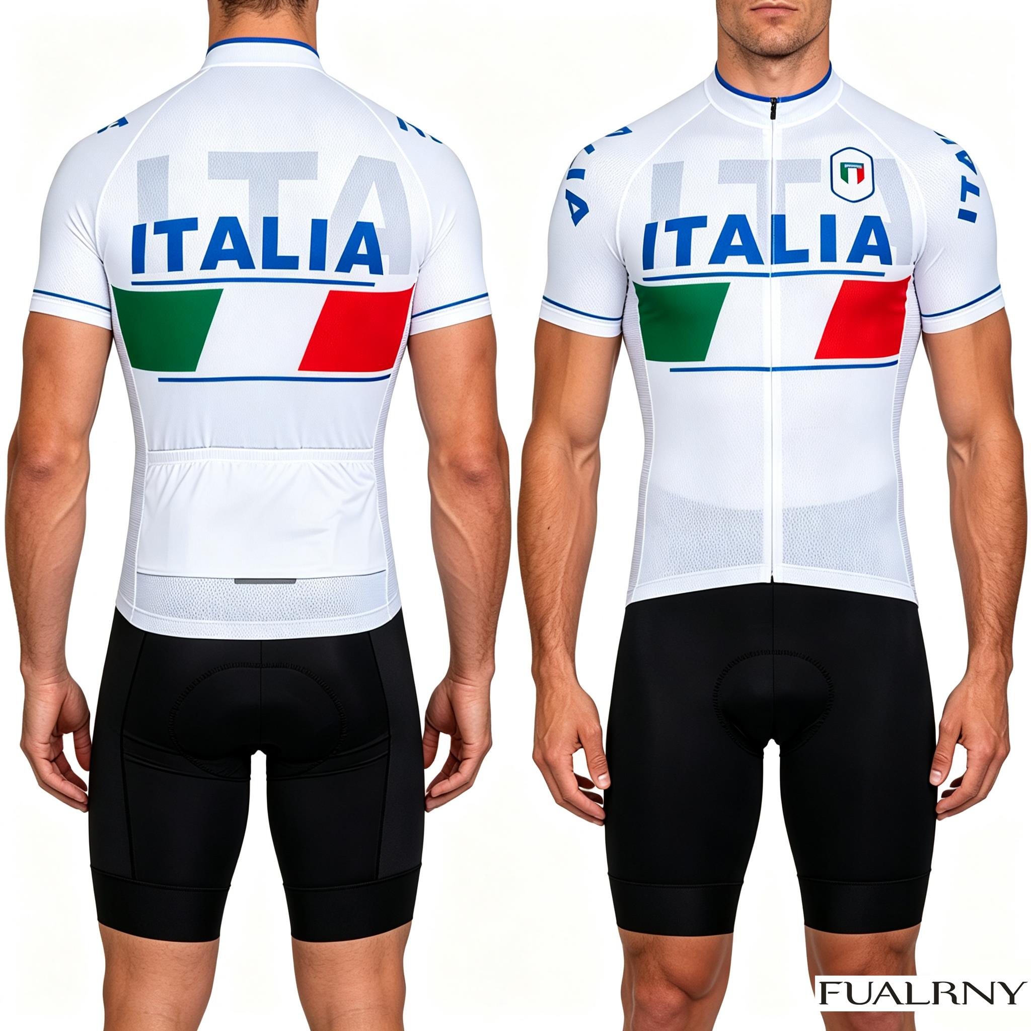 Cycling Commuter Shorts - ITALIA Summer Cycling Jersey Set Maillot