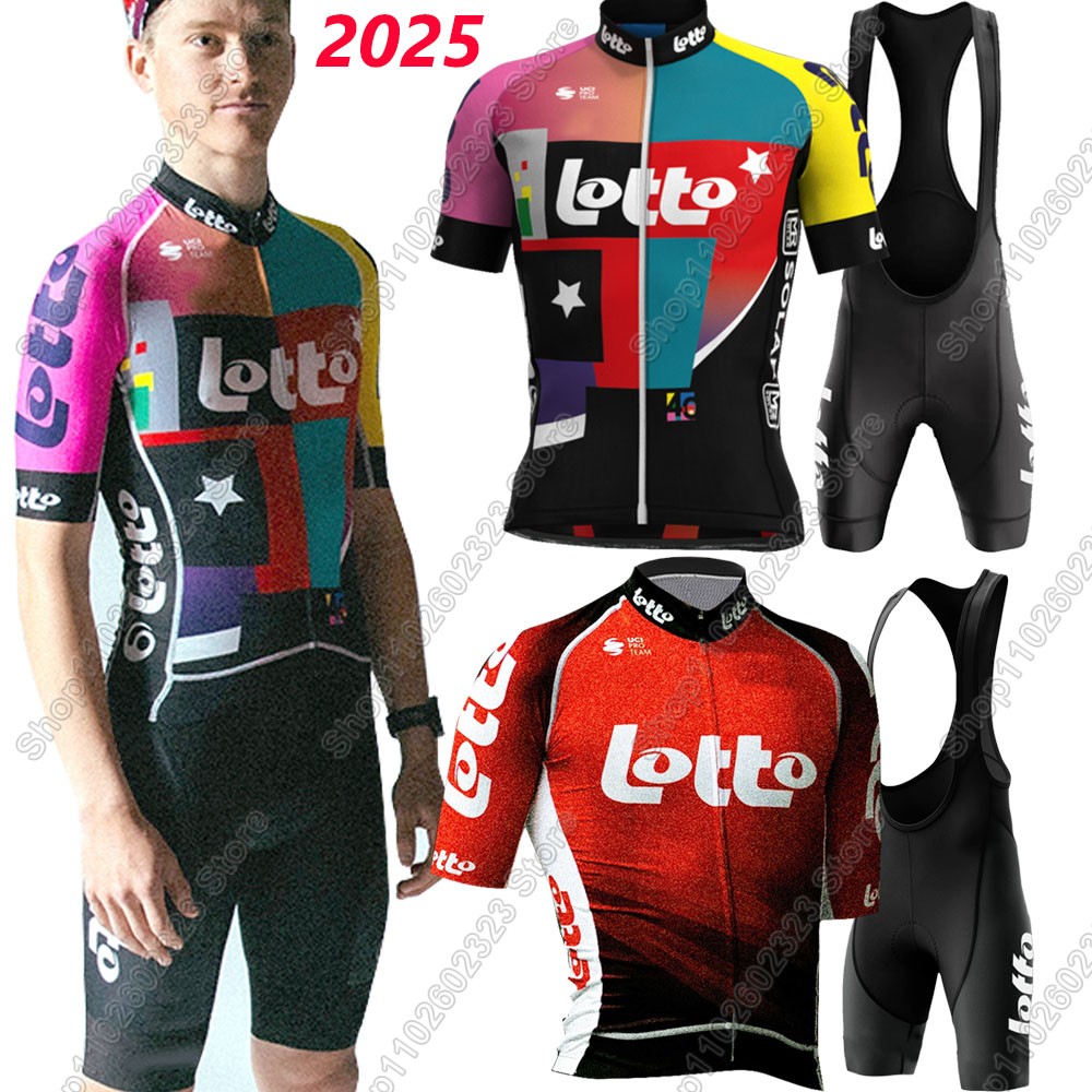 Cycling Commuter Shorts - Lotto team 2025 cycling jersey set