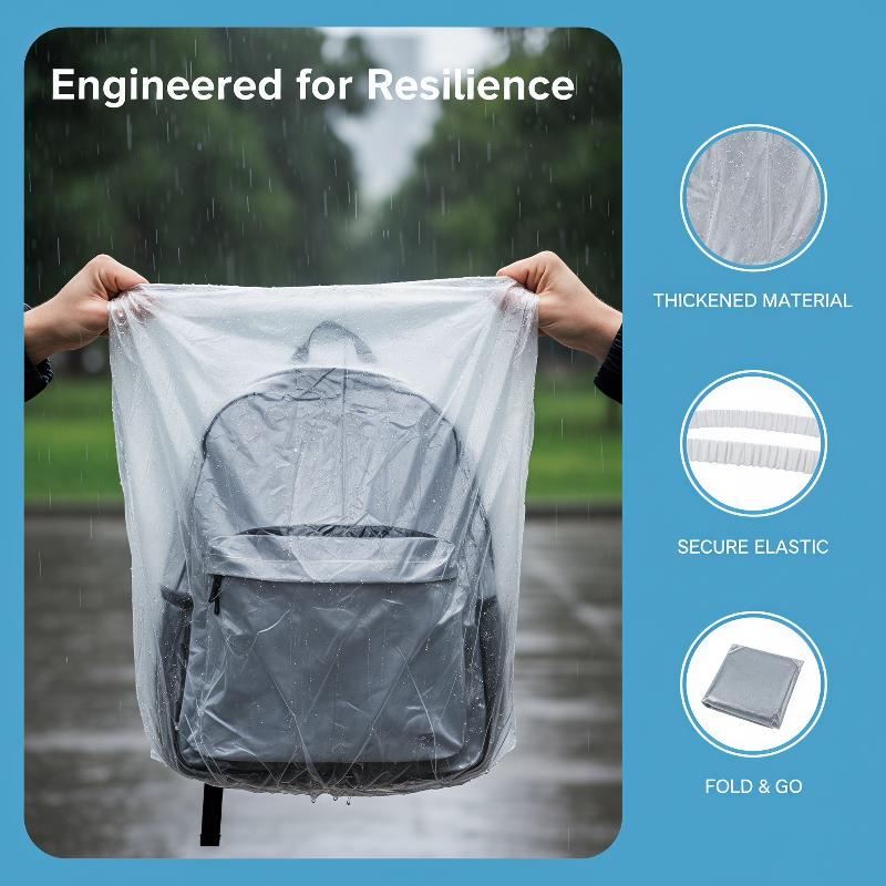 Disposable Backpack Rain Cover - Cycling Commute In Rain review and price