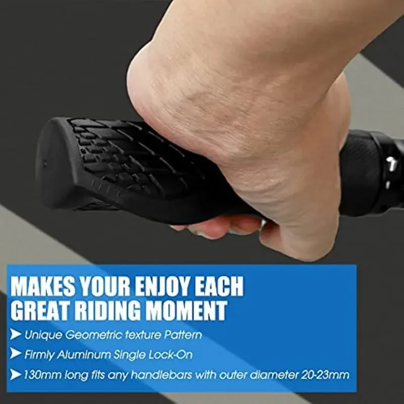 Alloy Rubber Bike Grips Single - Commuting On Mountain Bike review and price