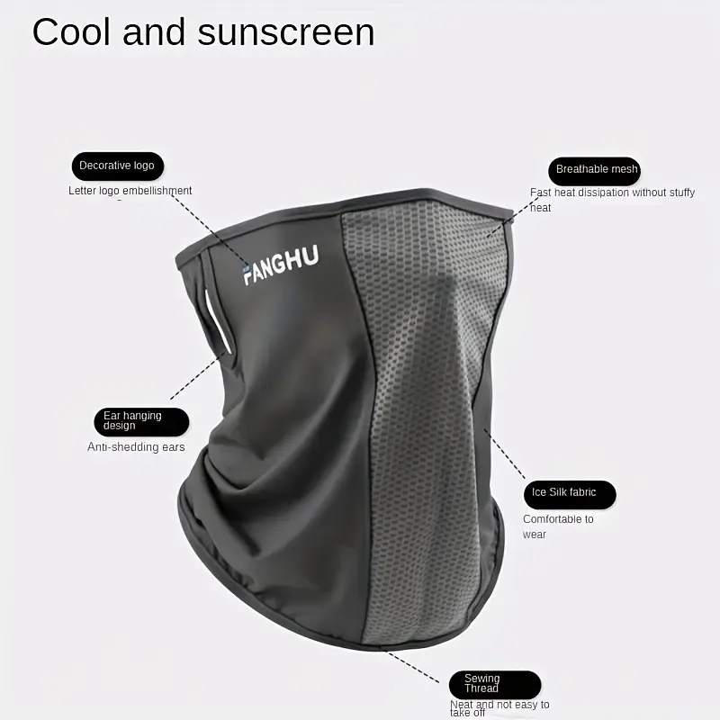 Cycling Neck Guard Mesh Breath - Cycling Loop review and price