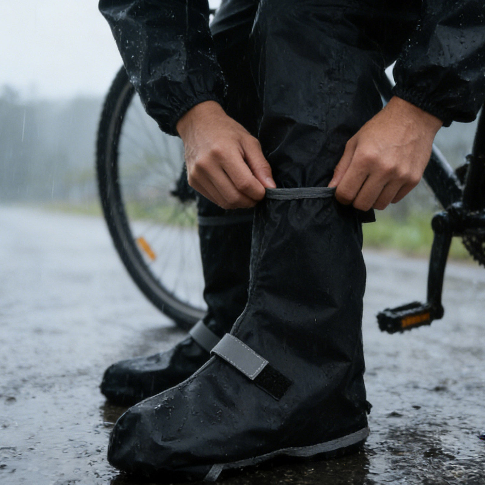 1Pair Waterproof Cycling Shoe  - Cycling Commute In Rain review and price