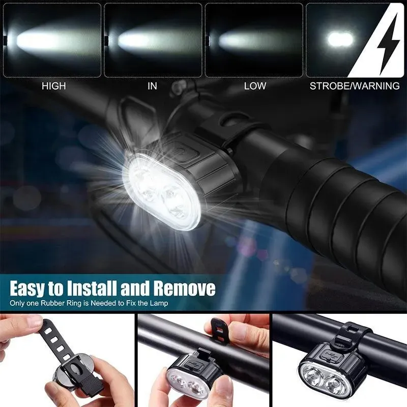 Front Rear Bike Lights Recharg - Bike Light Front Rear review and price