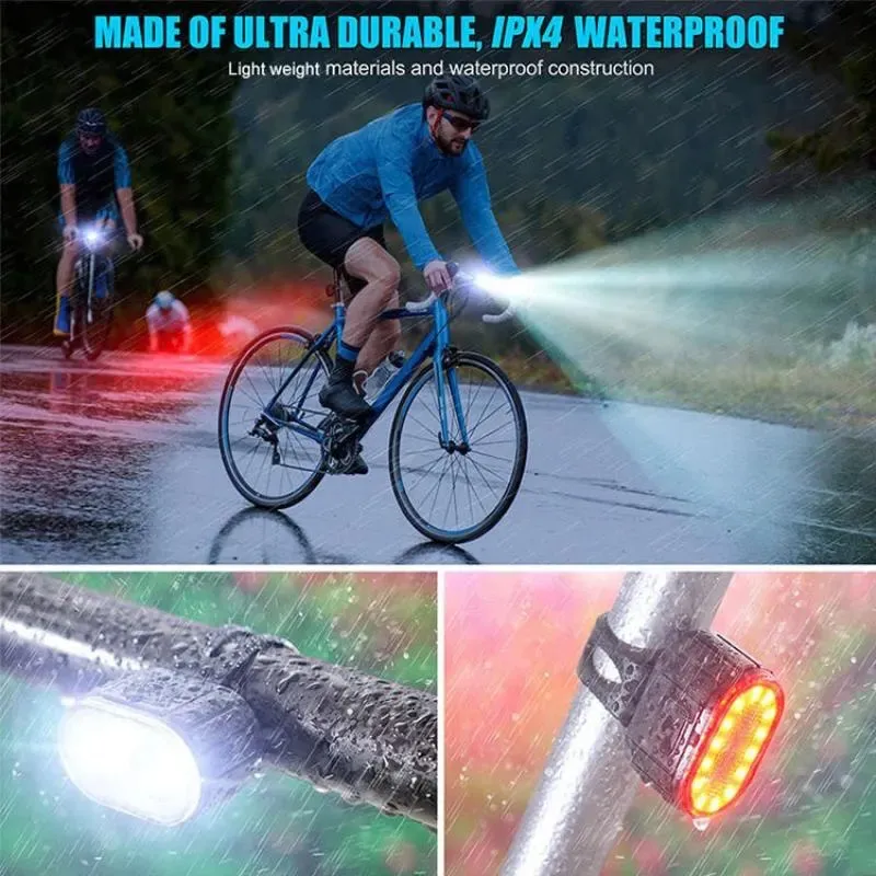 Front Rear Bike Lights Recharg - Bike Light Front Rear review and price