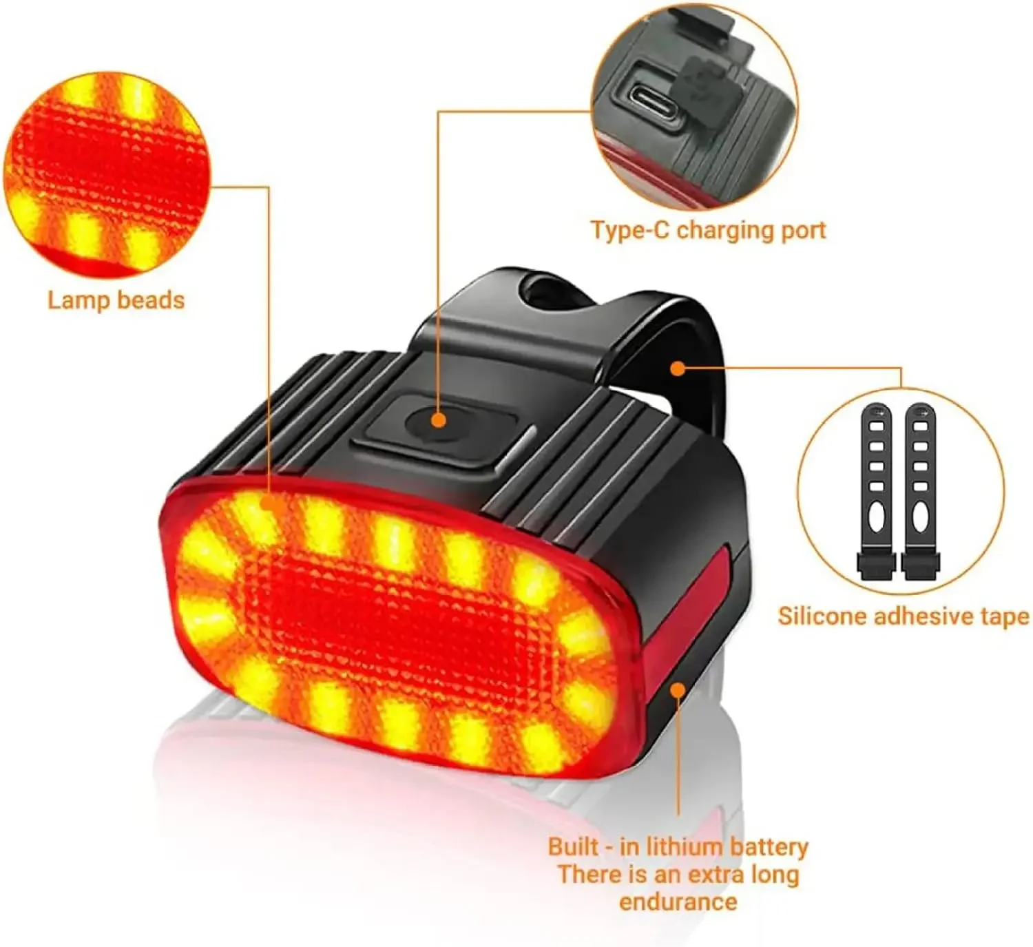 Cycling Bicycle Front Rear Lig - Bike Light Front Rear review and price