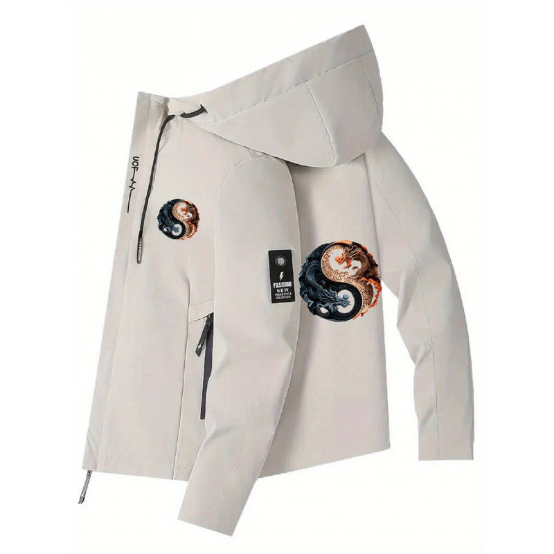 Men's Hooded Jacket - Zippered - Cycling Commute Jacket review and price