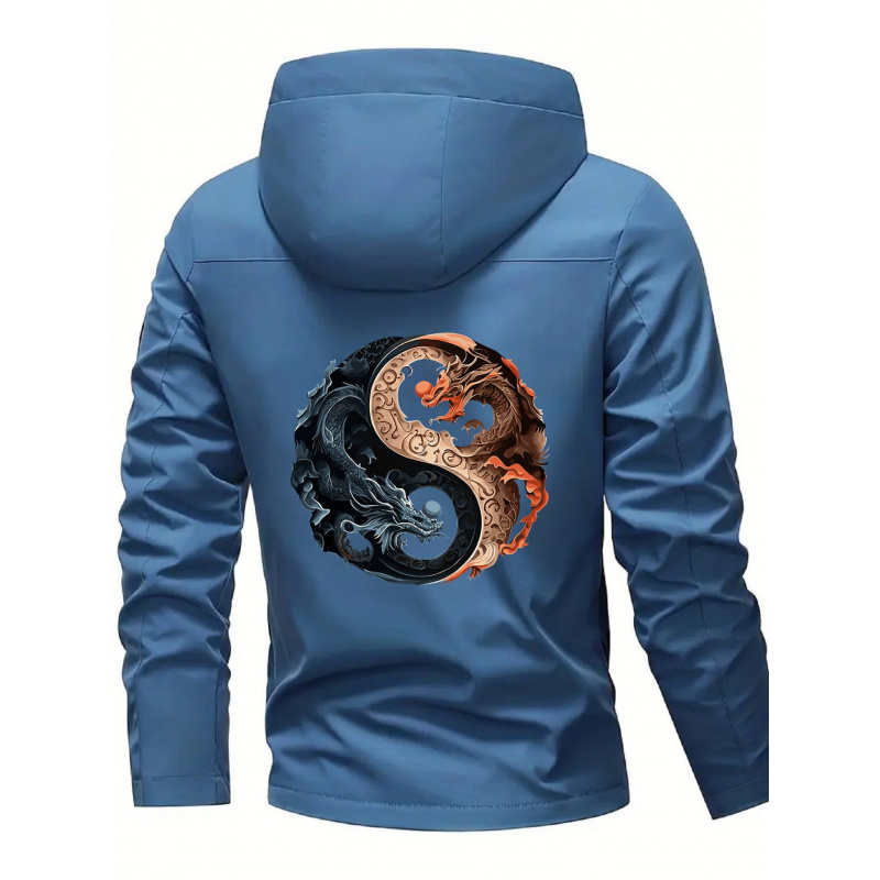 Men's Hooded Jacket - Zippered - Cycling Commute Jacket review and price