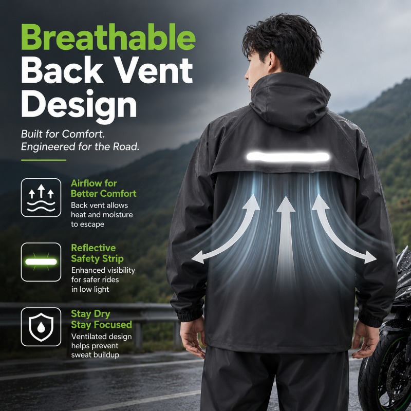 Unisex 2-Piece Waterproof Cycl - Cycling Commuter Rain Jacket review and price