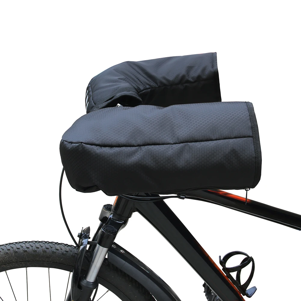 Reflective Handlebar Mittens 1 - Commuting On Mountain Bike review and price