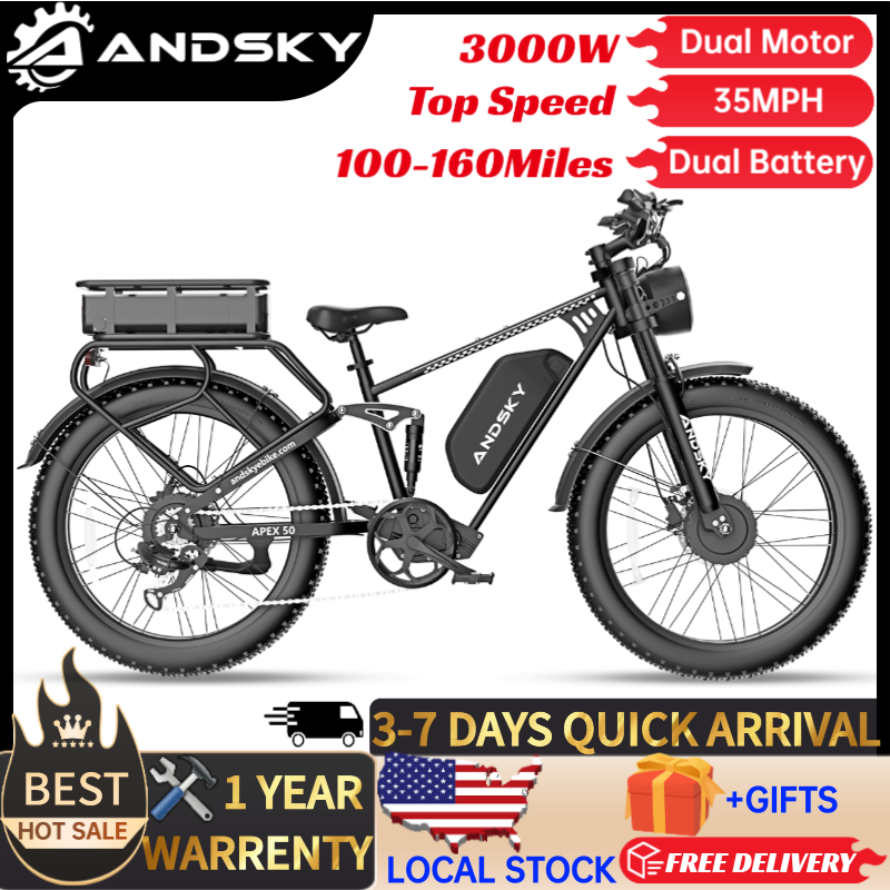 ANDSKY Apex50 AWD Electric Bik - Commuting On Road Bike review and price